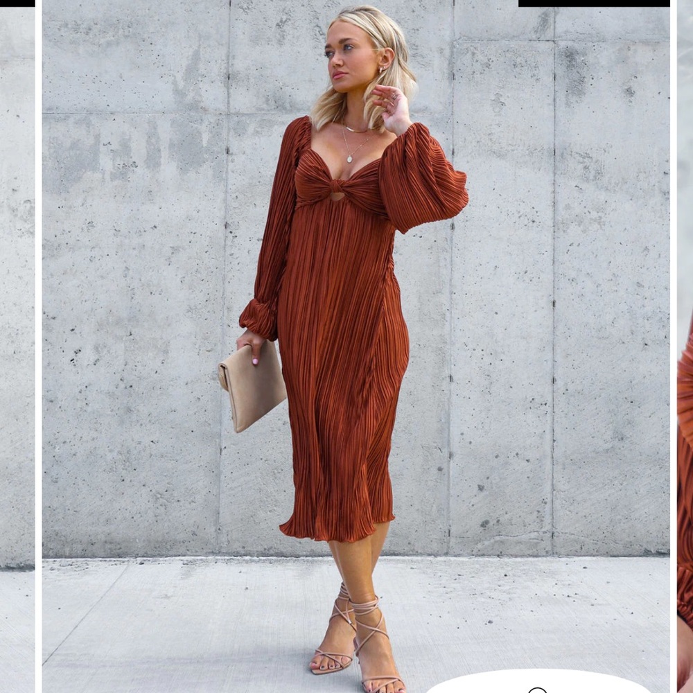 Cut out midi dress